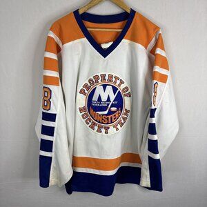 Vintage Tokyo Ice Hockey Federation Monsters Goalie Jersey #18 Heavy Knit